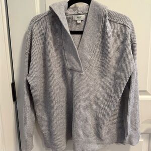 Aerie Gray V-Neck Sweater